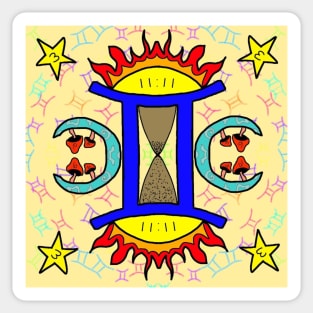 Gemini World Sticker